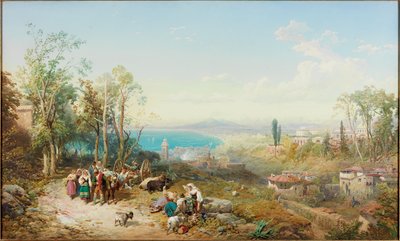 Castellammare, Bucht von Neapel von Thomas Miles II Richardson